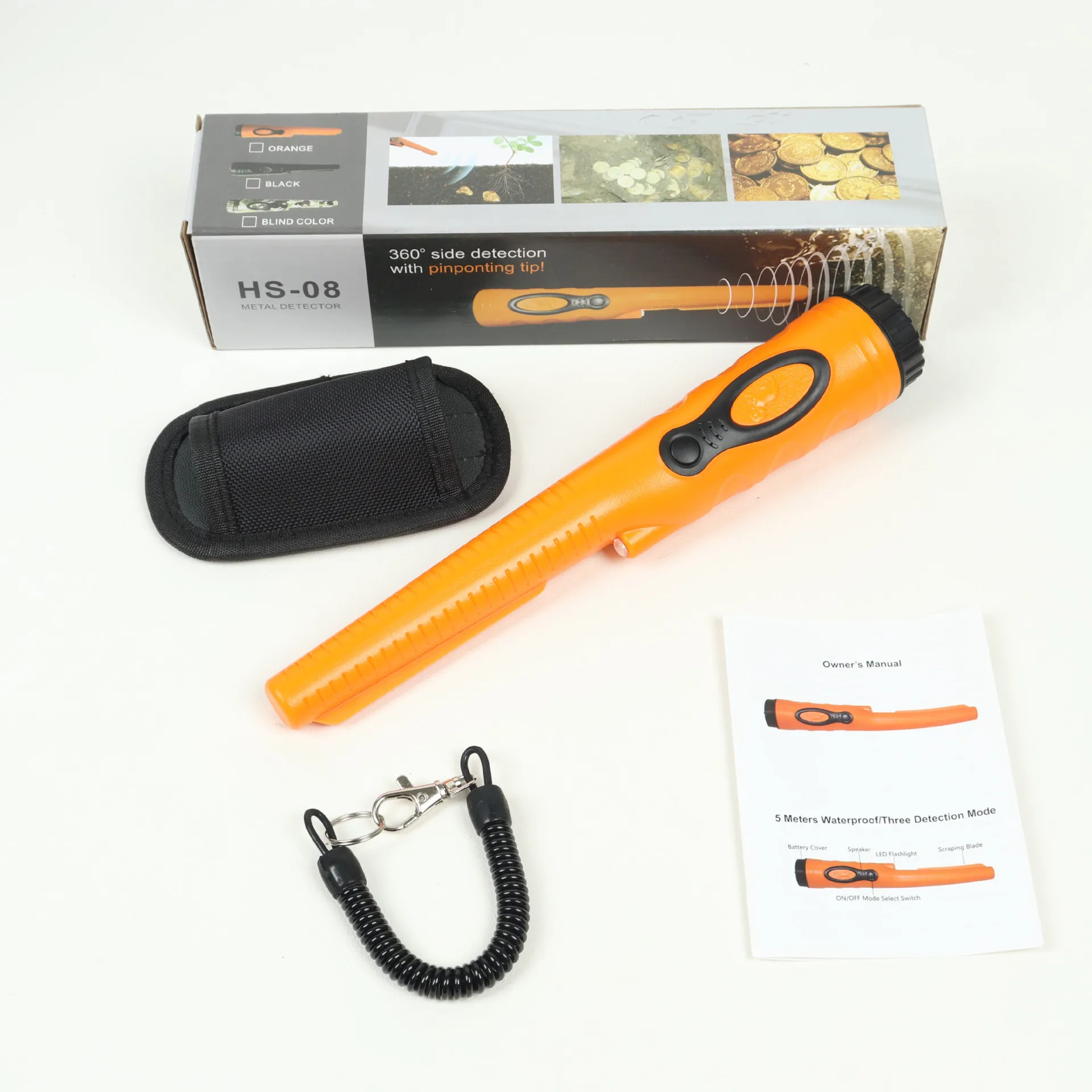 NEW Hand Held Waterproof Metal Detector Pinpointer Underwater for Diving