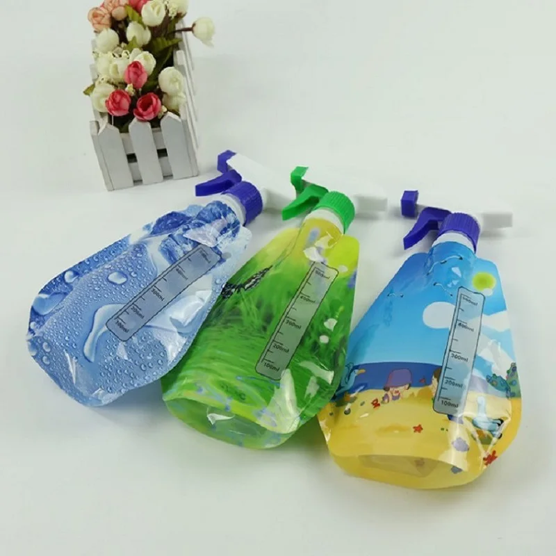 

3pcs/lot 500ml Plastic Misting Nozzle Spray Nozzle The Easy Spray Foldable Bottle Horticultural Plastic Water Sprayer