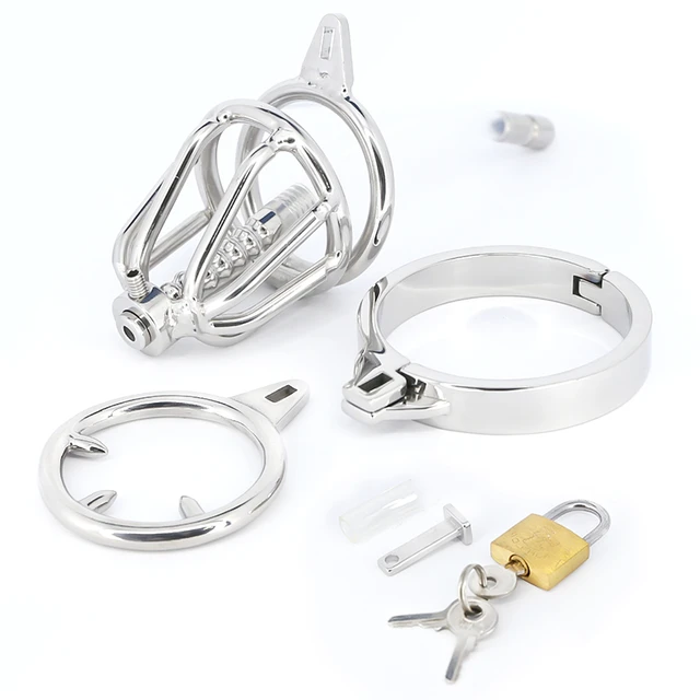 Stainless Steel Cock Ring Spike Lock Foreskin Penis Ring Adult Products  Metal Cock Ring Delay Ejaculation BDSM Sex Toys for Men - AliExpress