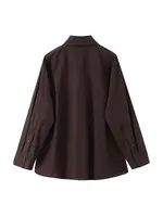 NLZGMSJ Woman Scarf Shirts 2025 Autumn Elegant Office Lady Loose Chic Slim Daily Full Sleeve Daily Shirts - Image 2