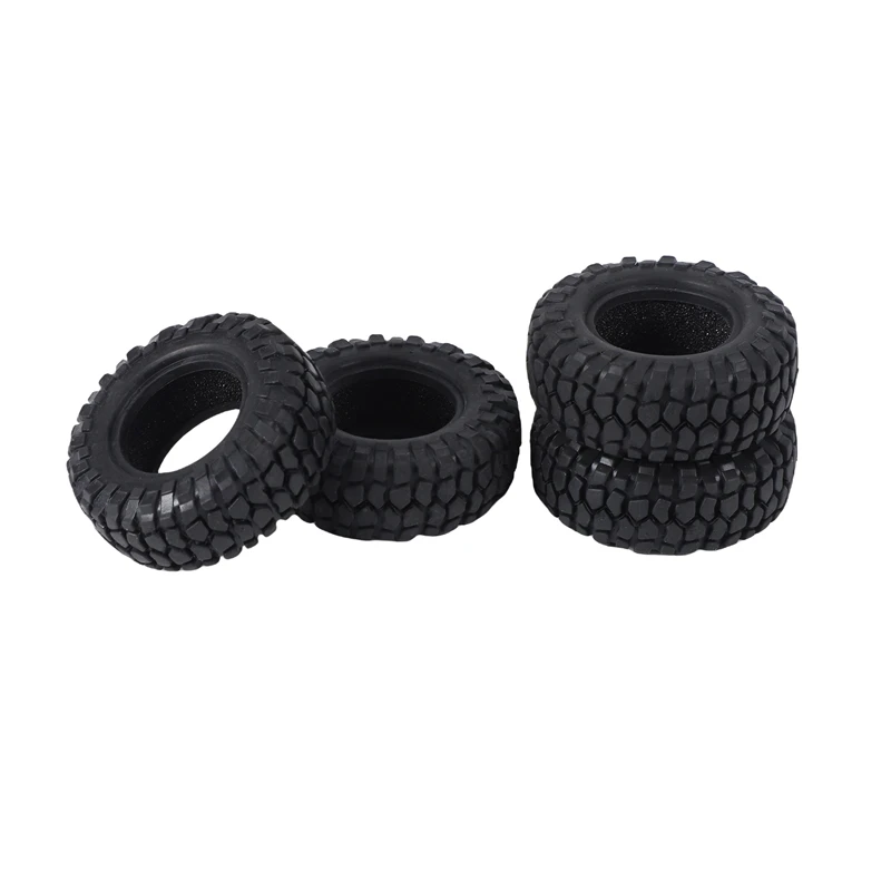 

4PCS 48Mm 1.0 Soft Rubber Wheel Tires Tyre For 1/24 RC Crawler Car Axial SCX24 90081 AXI00002 Upgrade Parts