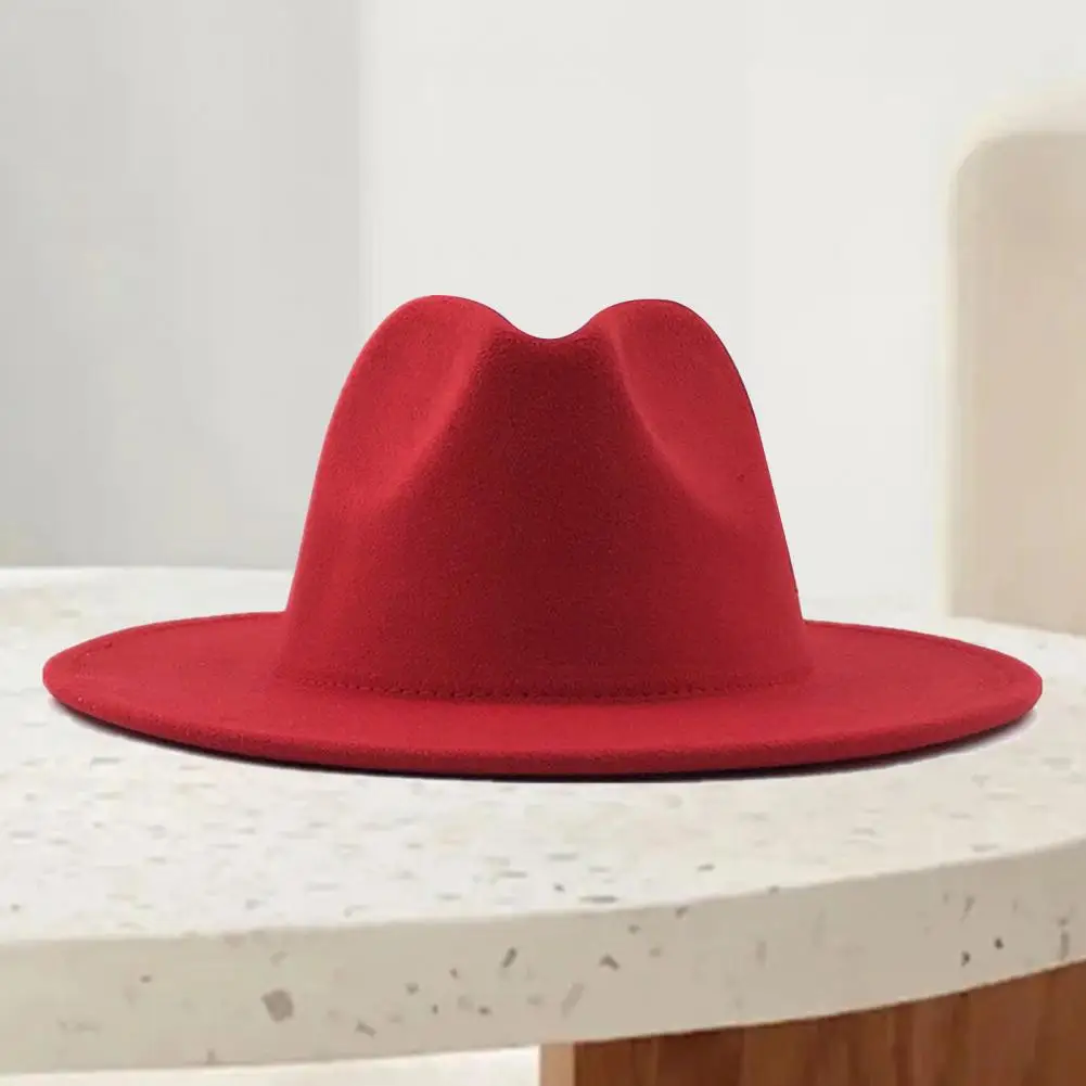 

Fashion Unisex Hat Sun Protection Soft Women Men Retro Jazz Hat Gift Fedora Hat Fashion Accessories