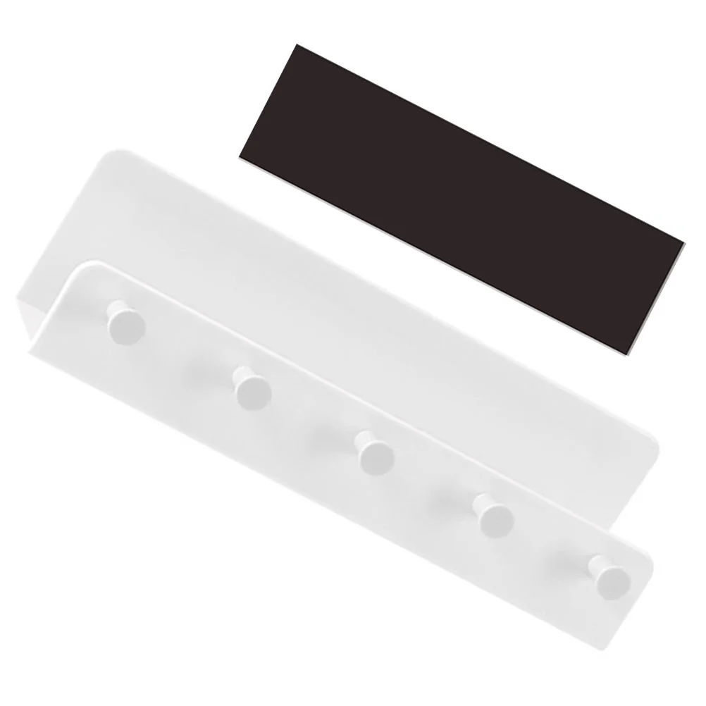 

Refrigerator Door Magnetic Rack Multi-functional Spice Organizer Magnetic Seasoning Holder With Hooks