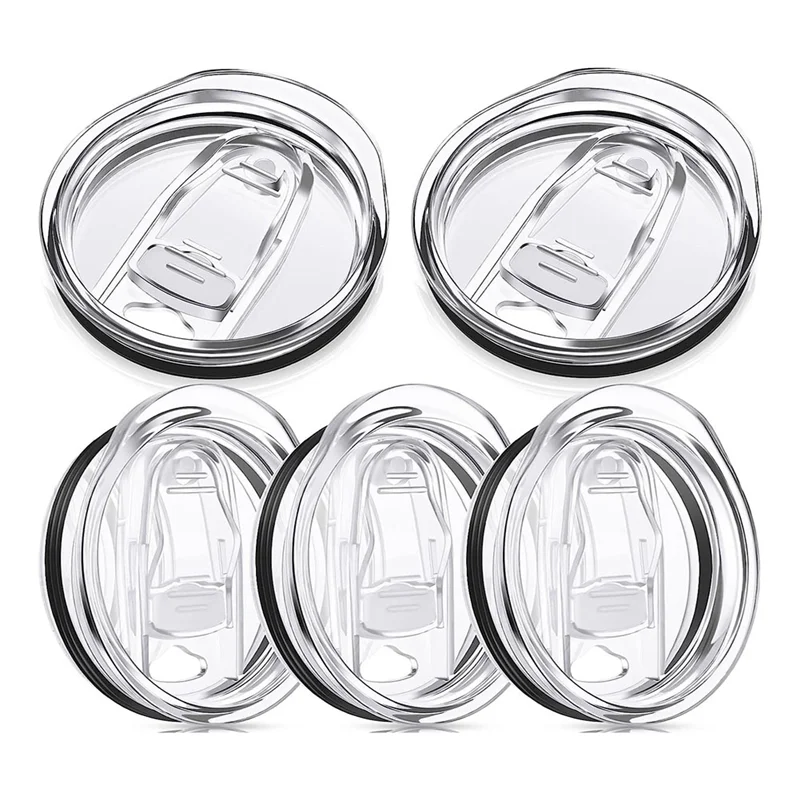 20 Oz Skinny Replacement Lids Tumbler Replacement Parts Accessories Lids Plastic Splash Resistant Covers Spill Proof Skinny