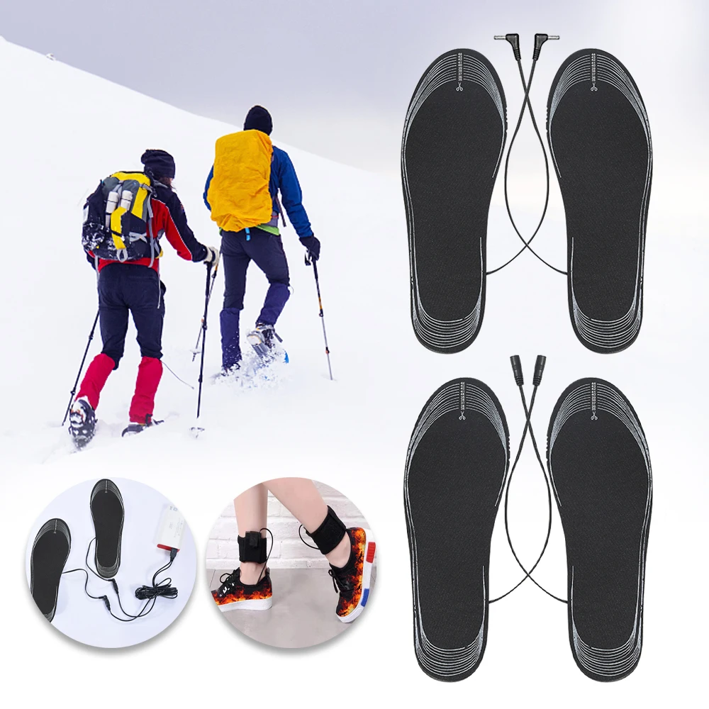 USB Heated Shoe Insoles for feet Electric Foot Warming Pad Warmer Sock Mat Winter Outdoor Sports Heating insoles shoe insoles orthopedic insoles heated shoe insoles