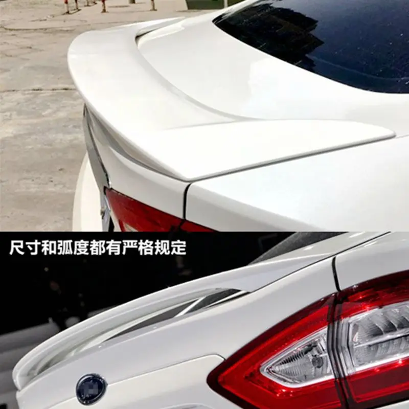 

Car Styling For Ford Mondeo 2013 2014 2015 2016 2017 ABS Plastic Material Rear Wing Unpainted Primer Color Rear Spoiler