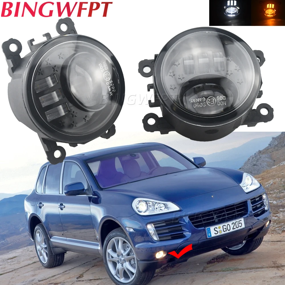 1 Paio Di Fendinebbia A Led Fendinebbia Per Fari Per Porsche Cayenne 955 Fendinebbia Per Veicoli Fuoristrada Chiusi Per Porsche Cayenne 2002-2015