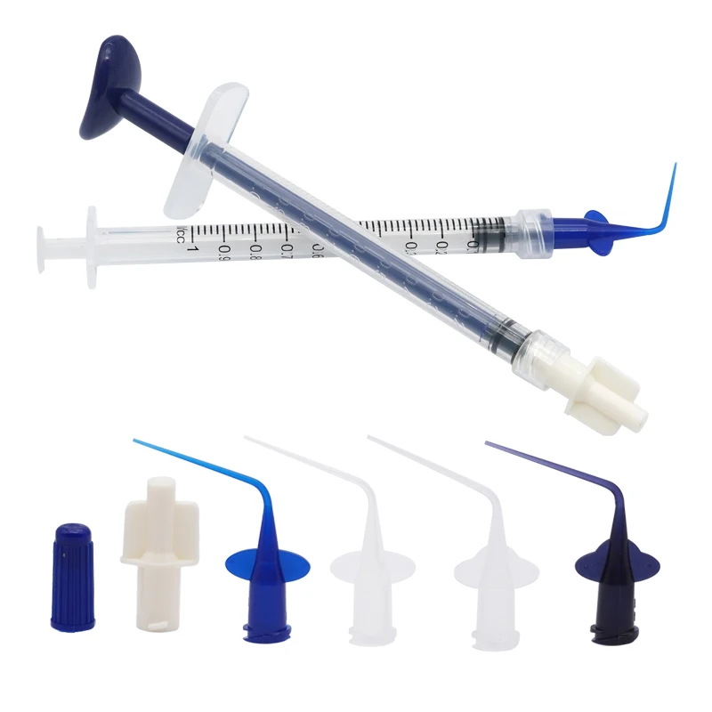 Dia025035mmDentalDisposablePlasticSyringeTipEndoIrrigation