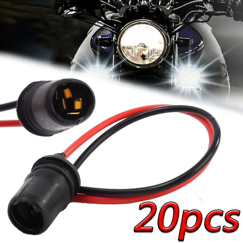 

1-20pcs T10 Socket lamps holder Car Motorcycle Bulb Socket Lamp Holder Wiring Connector For LED Light Car Motorcycle Accessories