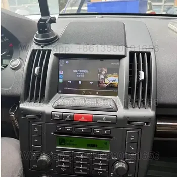 Radio para Auto Land Rover, Reproductor Multimedia Estéreo, GPS, Carplay, Pantalla Android, Unidad Principal, 2007 2008 2009 2010 2011 2012 Freelander 2 1