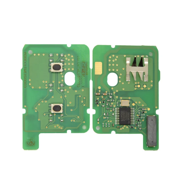 Okey รีโมทกุญแจรถ PCF7961M 4A ชิป 433mhz สําหรับ Renault Dacia Logan Lodgy Dokker Duster Trafic Clio Master 2 ปุ่ม VAC102 2