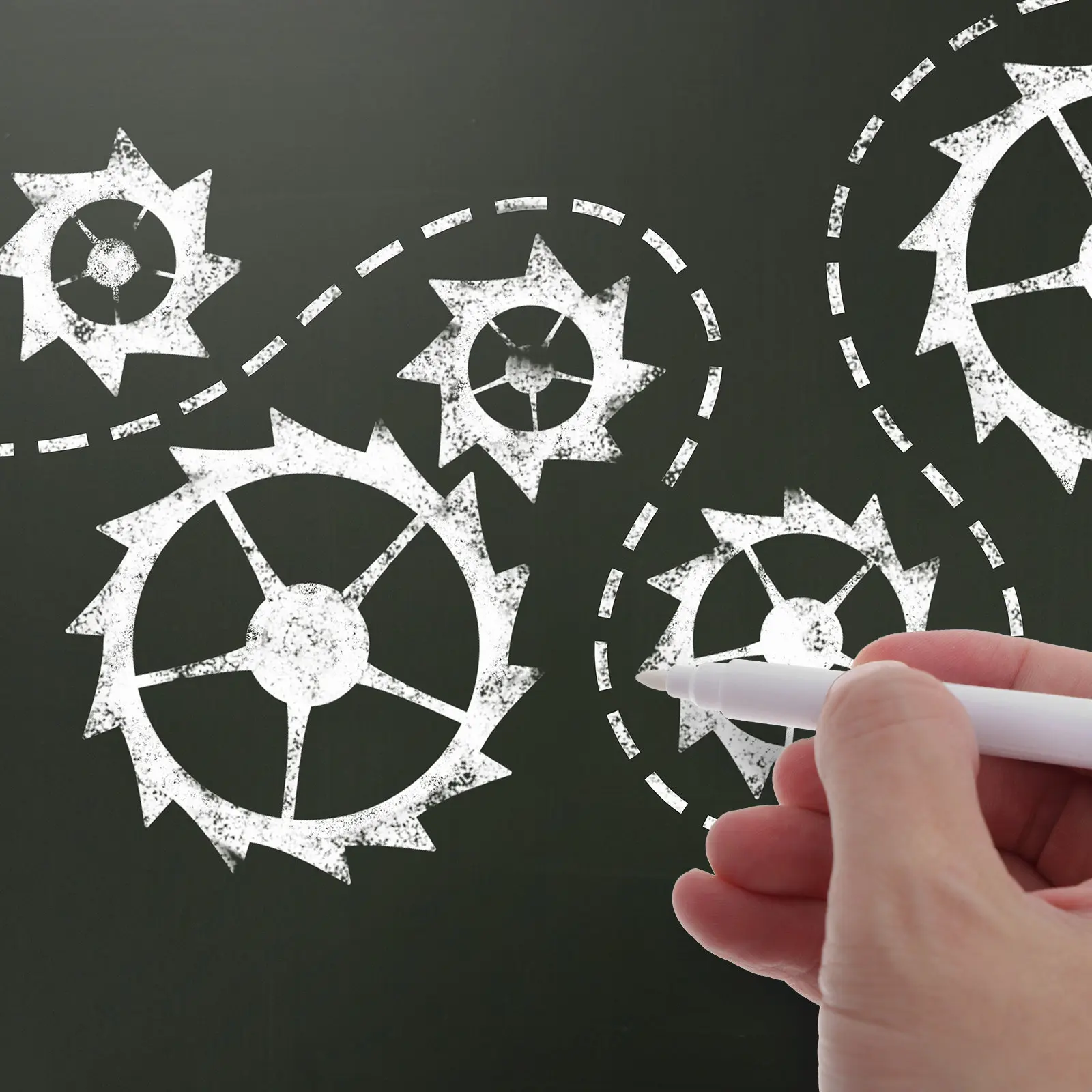 15Pcs 플라스틱 액체 분필 마커 교사를위한 빨 수있는 칠판 펜 교실 사무실 문구 쓰기 펜 세트