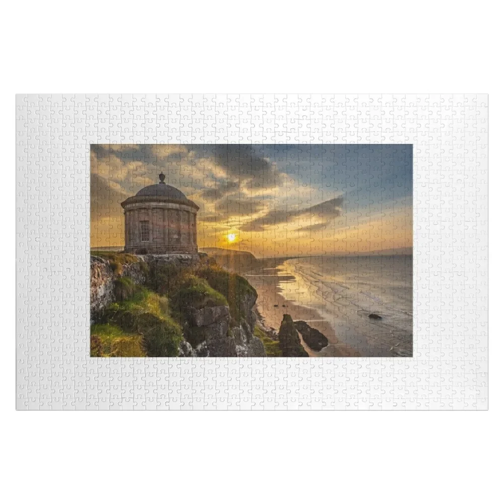 

Mussenden Temple Sunset Northern Ireland Photography Downhill Beach County Derry Londonderry Jigsaw Puzzle Scale Motors Puzzle