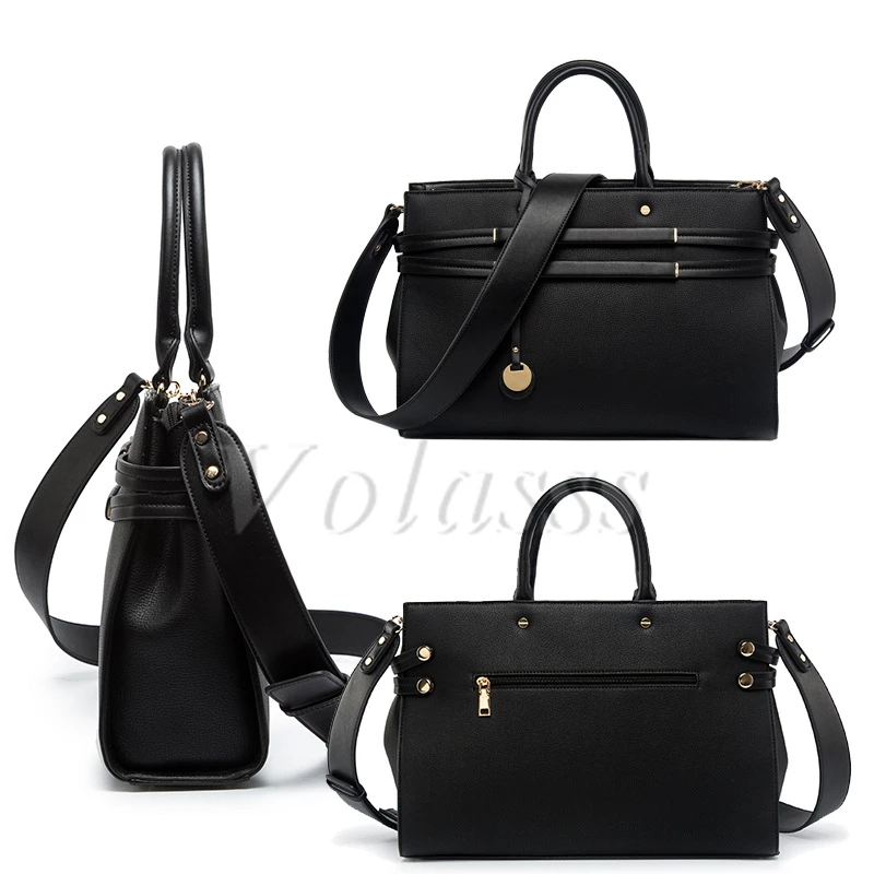 VOLASSS 2024 Ladies Leather Laptop Bag 13