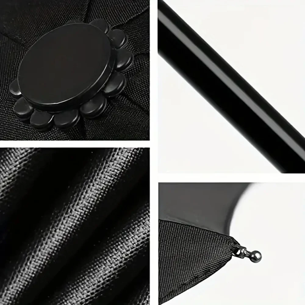 Windproof Travel Umbrella Wind Resistant Small-Compact Light Automatic Strong Steel Shaft Mini Folding and Portable