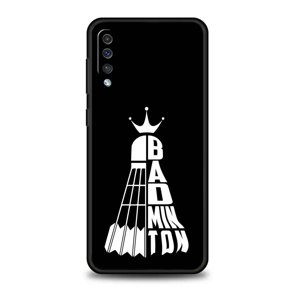 Badminton-Themed Protective Phone Cover