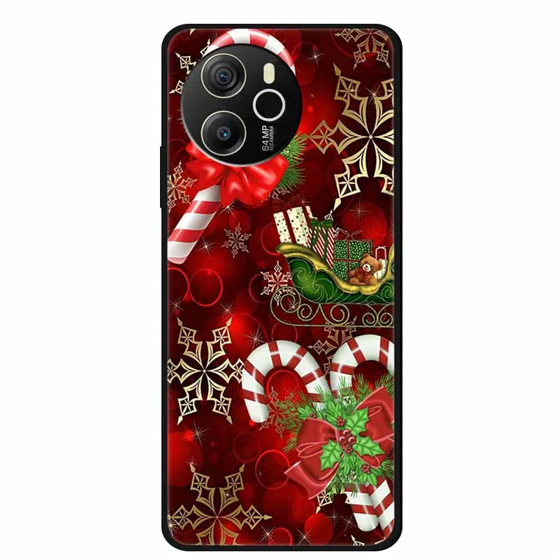 Cartoon Black Silicone Soft TPU Phone Cover - Protective Case