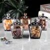 Glass Storage Jar Tea Coffee Tins Bottle Nut Dried Fruit Tanks Modern Home Kitchen Snack Cookie Candy Jars Box Storage Container 1