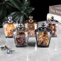 Glass Storage Jar Tea Coffee Tins Bottle Nut Dried Fruit Tanks Modern Home Kitchen Snack Cookie Candy Jars Box Storage Container 1