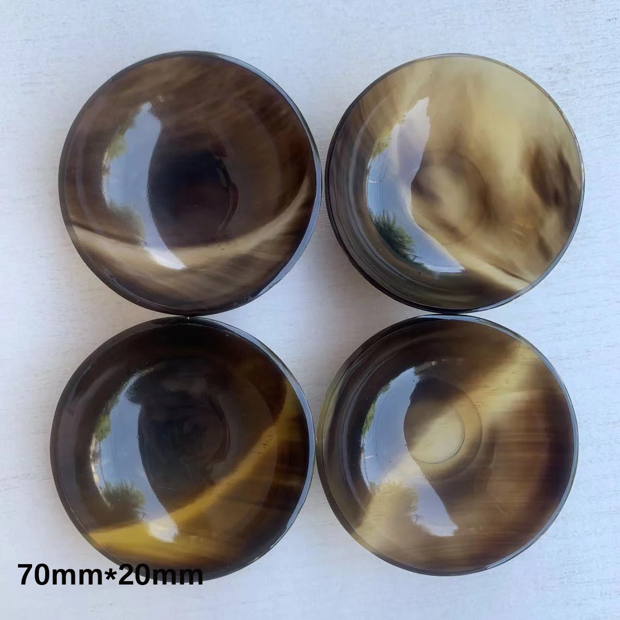 Exquisite Handcrafted Natural Buffalo Horn Ornament