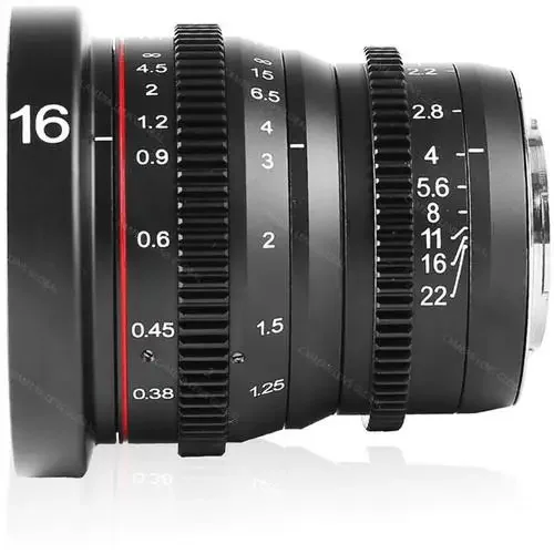 마이크 16mm T2.2 수동 초점 광각 시네마 렌즈 (마이크로 포서드용) ?