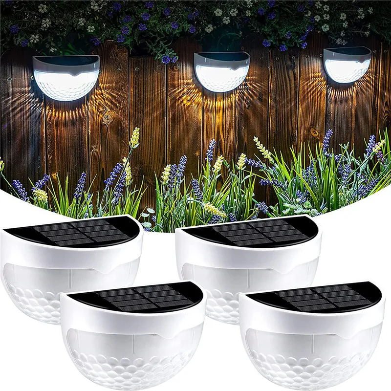 

1/2/4/8Pcs LED Solar Wall Lamp Solar Led Light Outdoor Garden Lights Waterproof Balcony Light Decoration for Patio Fence Light