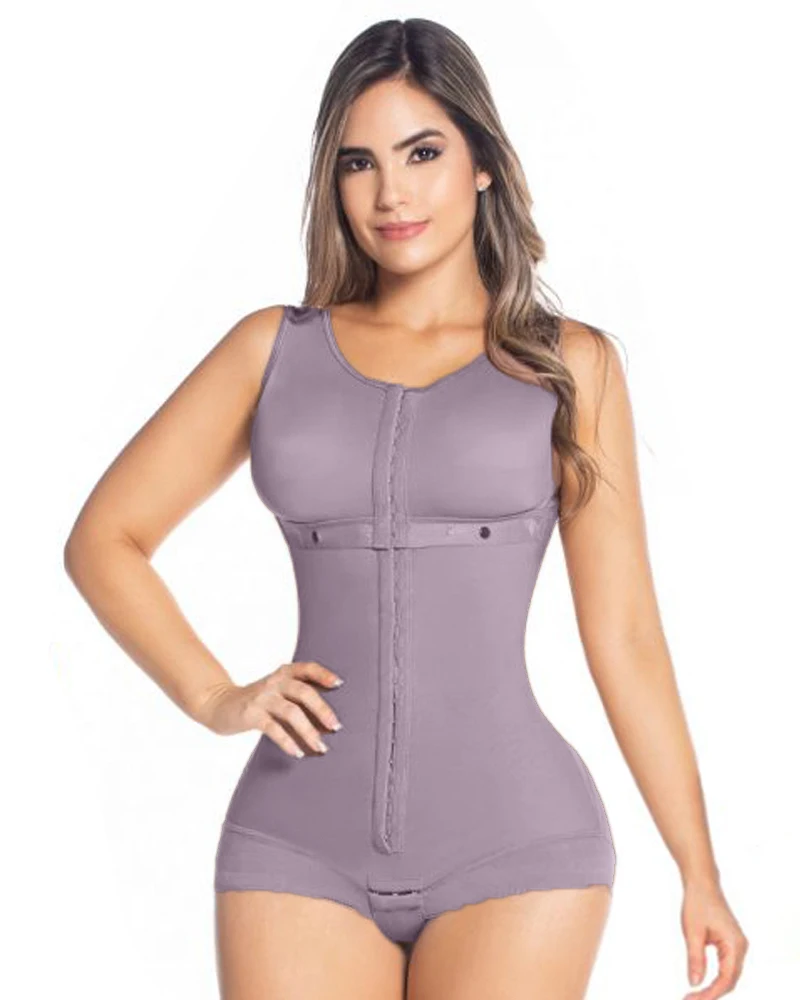 Fajas Colombiana Original Double Abdominal Reinforcement Continuous Three-Row Fastening Corset BBl Post Op Surgery Supplies