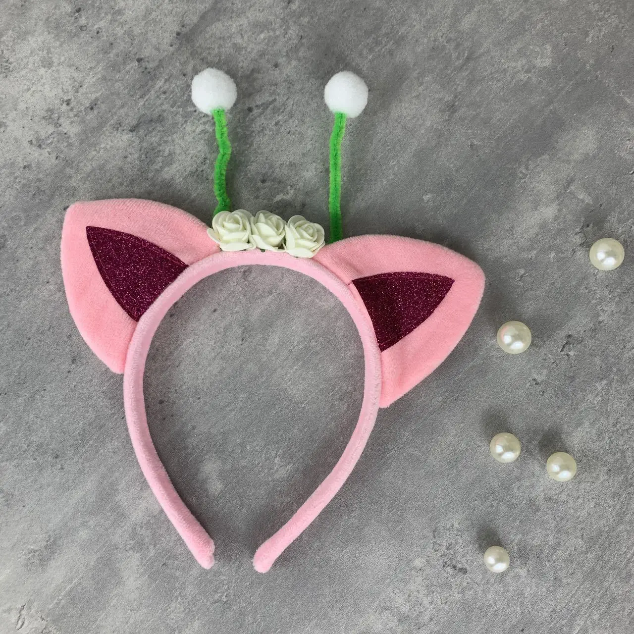 Gabbys Dollhouses peluche Cute Fox Cat Ears fascia per capelli cerchietti per capelli regalo di compleanno Costume per feste di matrimonio natale Halloween