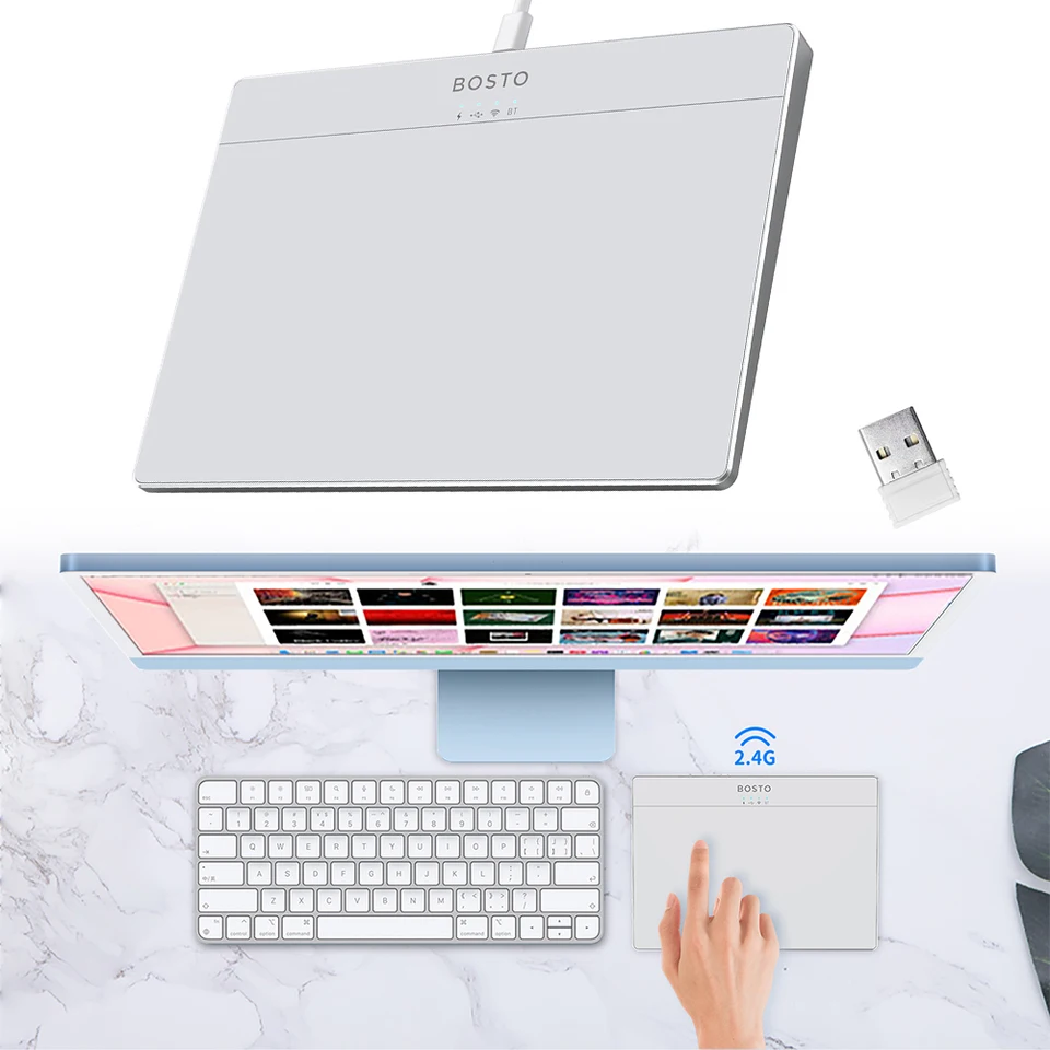 Wireless Bluetooth Touchpad Ergonomic Trackpad Mouse