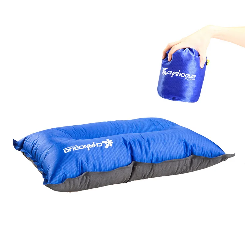 

Outdoor self-inflating pillow，Compressible,Ergonomic Blow Up Inflating Pillow, Portable Backpacking for Hiking,Traveling