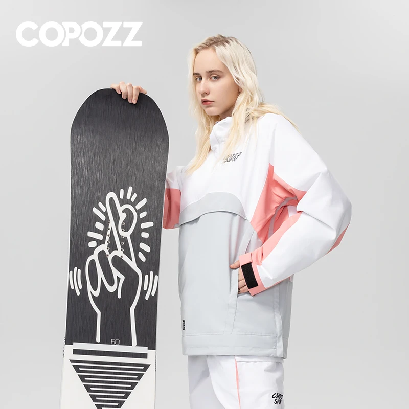 COPOZZ ski jacket ski trousers men women winter warm waterproof hiking outdoor sports hooded snowboard coat pants