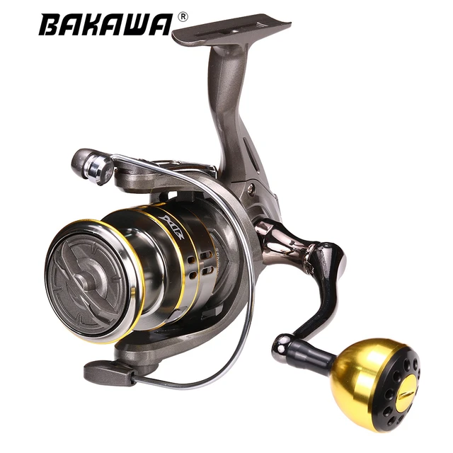 BAKAWA Fishing Spinning Rotating Reel Metal Spool 5.2:1 Carp Feeder Wheel  LC800-7000 Metal Line Cup Sea Saltwater Tackle - AliExpress