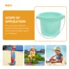 4 Pcs Magnetic Beach Bucket Plastic Barrel Child Toy Toys Kids Bulk Buckets for Children Sand Mini 6