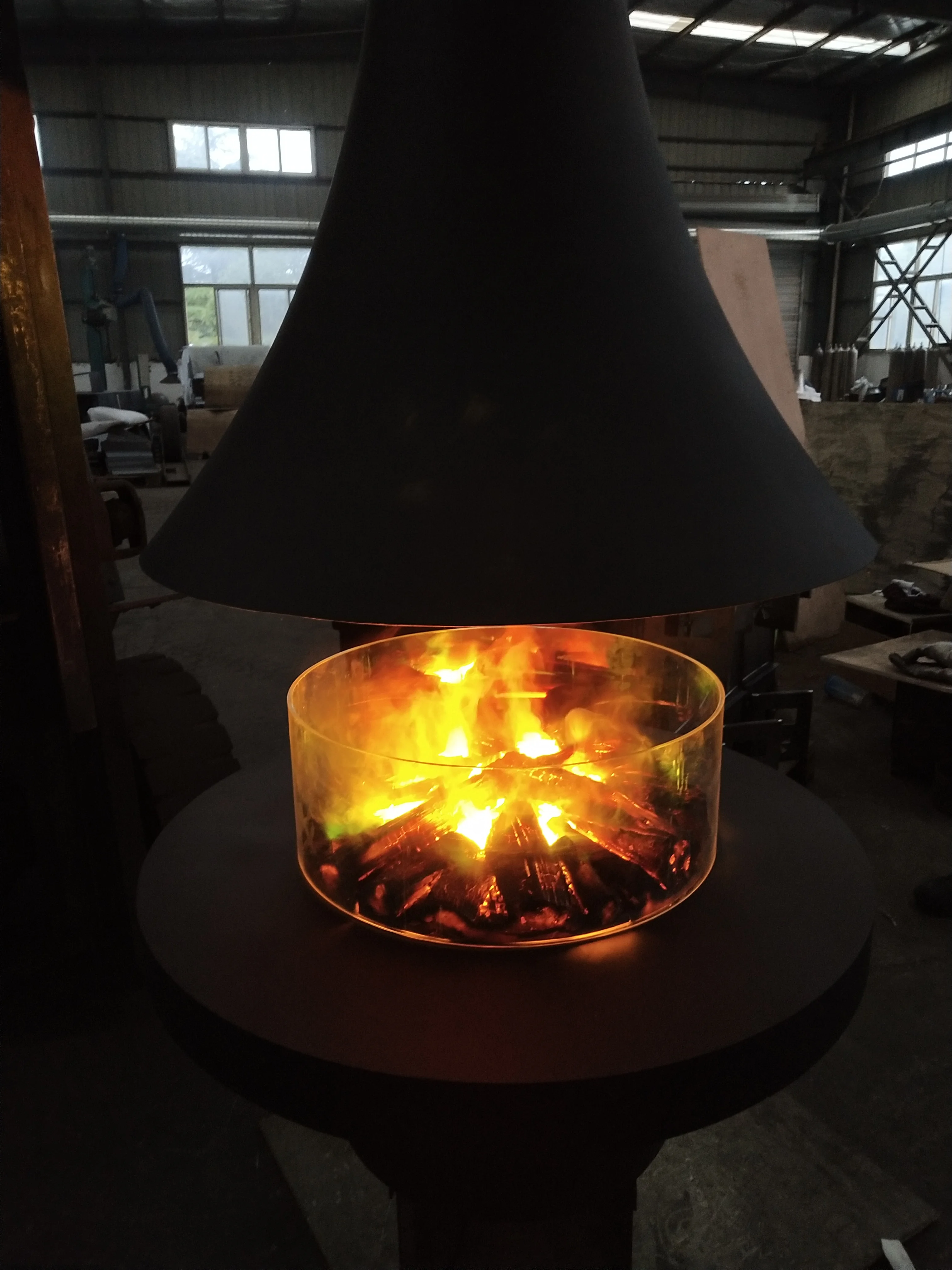 Suspended Hanging Fireplace .good Quality with Wood Burning Fireplaces