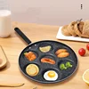 Seven Hole Omelette Pan Non-stick Pan Multi-function Pan Breakfast Pan Household Frying Pan Hamburger Mold Kitchen Cookware 3