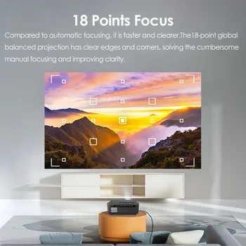 CAIWEI 4k 15000 Lumens Full HD Projector with Laser Experience Home Theater Cinema Outdoor Movie Projectors for Smartphone 2