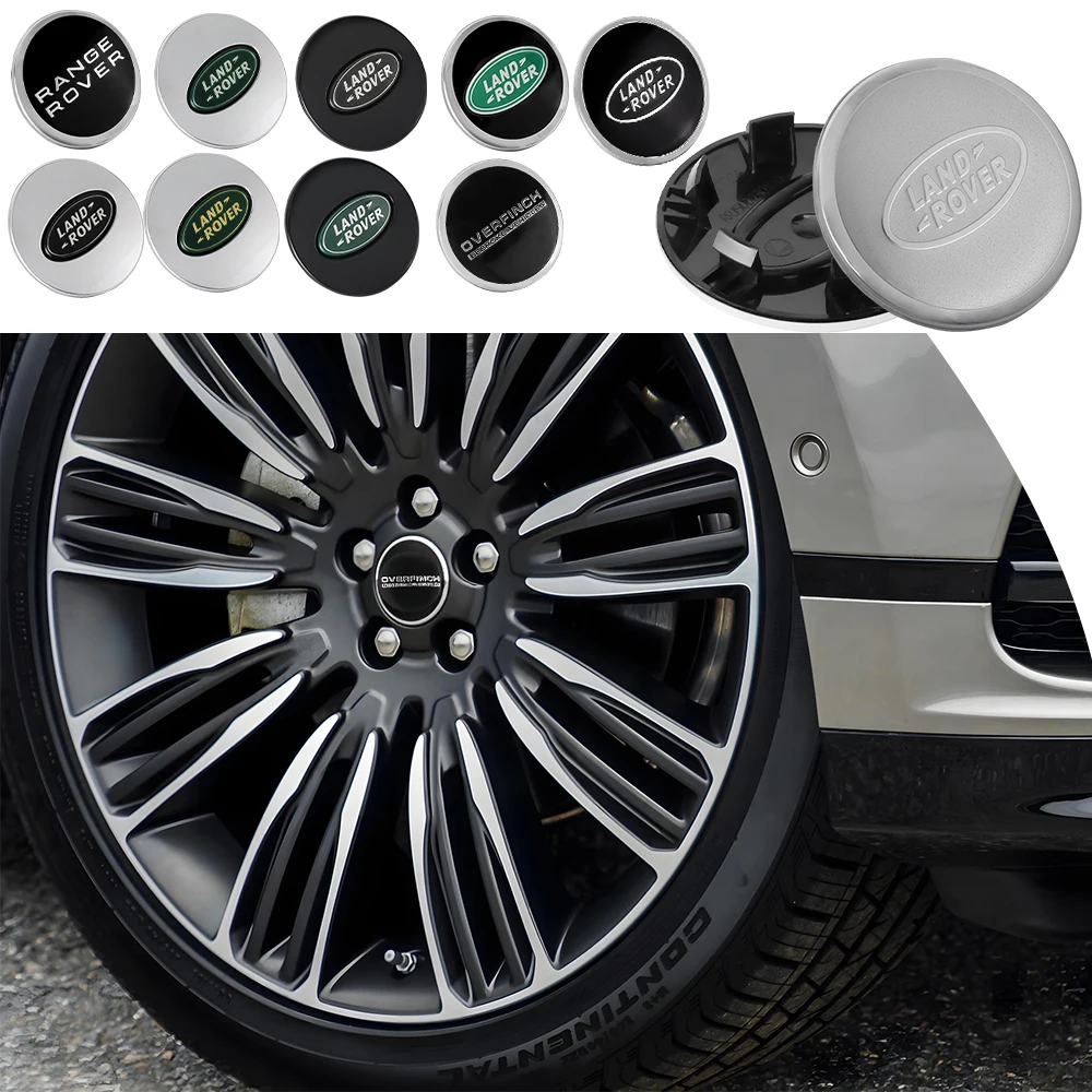 Car Wheel Center Hub Cap Cover Auto Badge Accessories For Land Rover Freelander L462 L319 Range Sport Evoque Discovery 4pcs 62mm wheel center caps