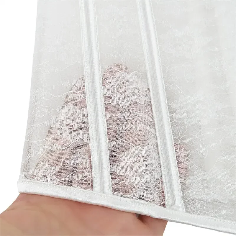 النساء مشد تحت الصدر القمم أسود أبيض شاش شفاف الدا...