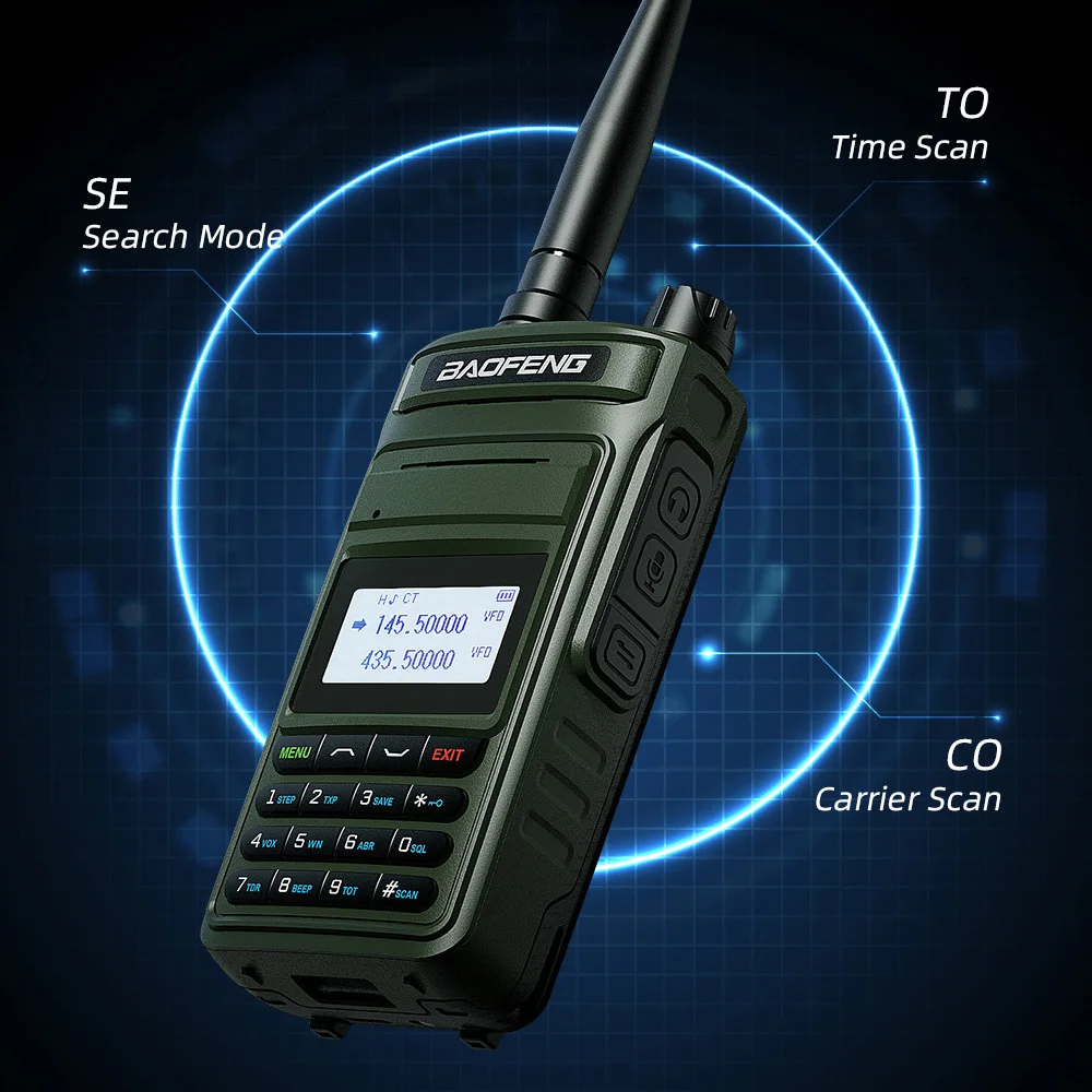 BAOFENG UV999 Pro Max 10W 999 Channel Dual Band CB Radios Type-C Charger Long Range Ham Radio Walkie Talkie UV13 Two Way Radio