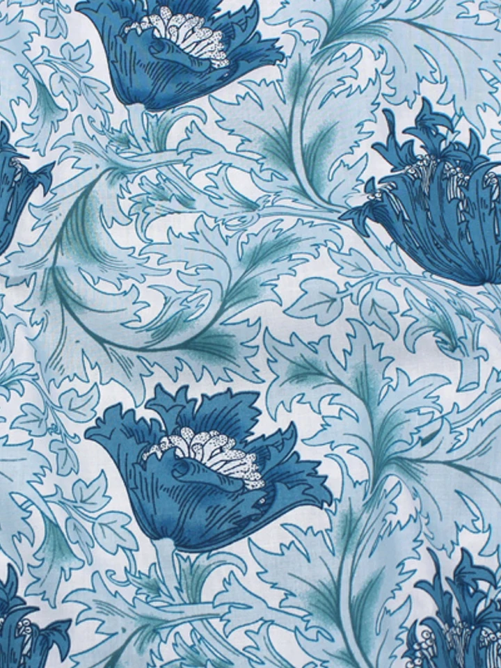 Tessuto Di Cotone - Ancore Modello Marinaio Blu Navy - Foto 4