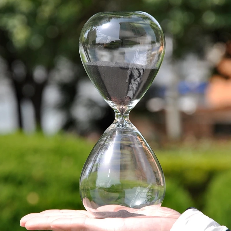 Glass 60 Minutes Sand Timers Hourglass Sandglasses Timers for Enhanceds Concentration in Learning and Relaxation