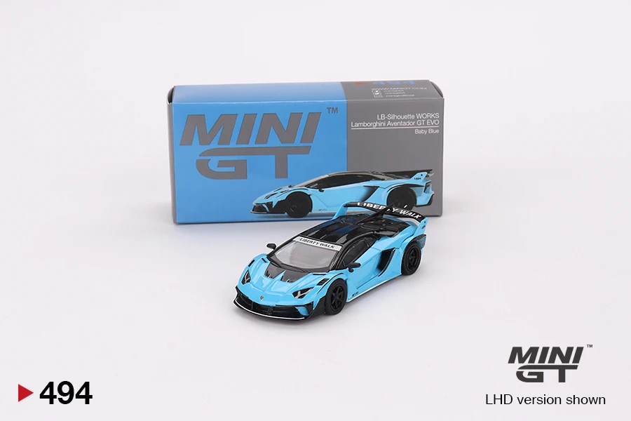 1:64 Lamborghini Aventador Calf Lamborghini car model, boys collection car model, holiday gift for children, room decoration. 2