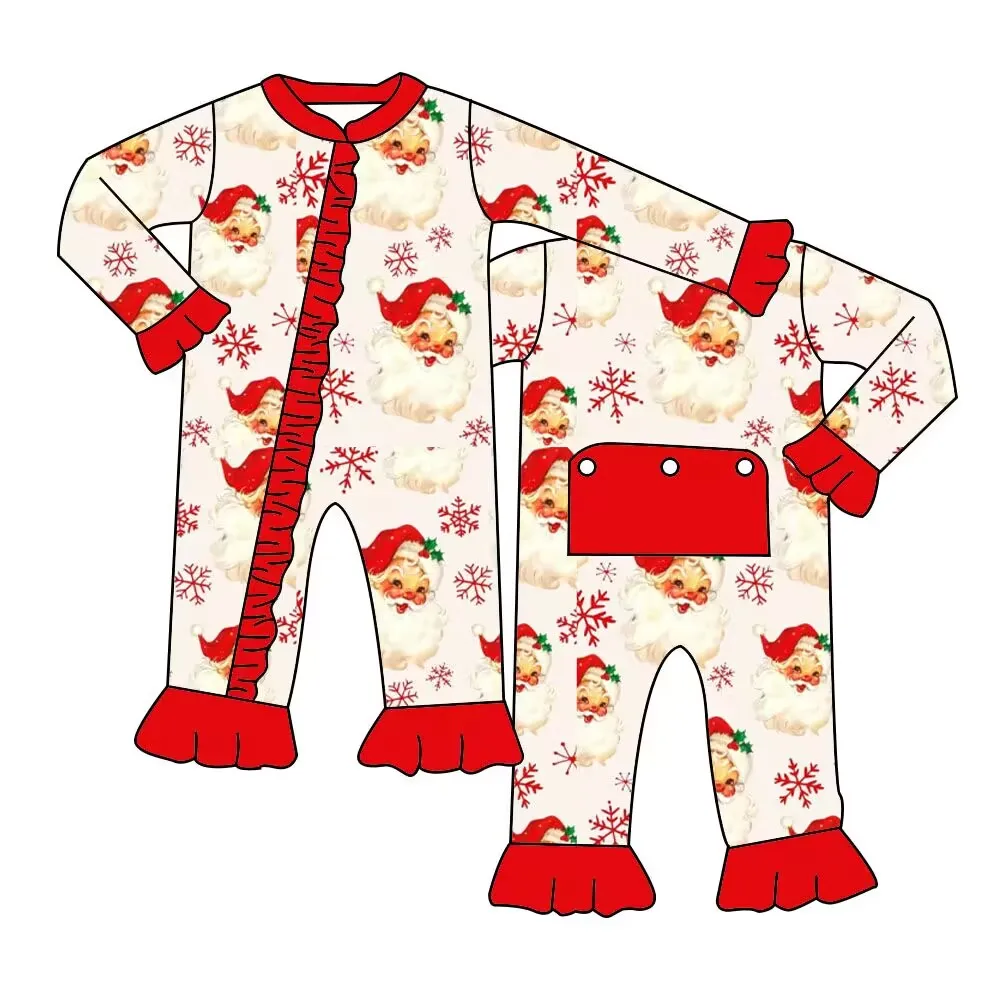 

Sibling suits Merry Christmas Children's long-sleeved clothing Kids' sets romper Babies long sleeve boutique clothing