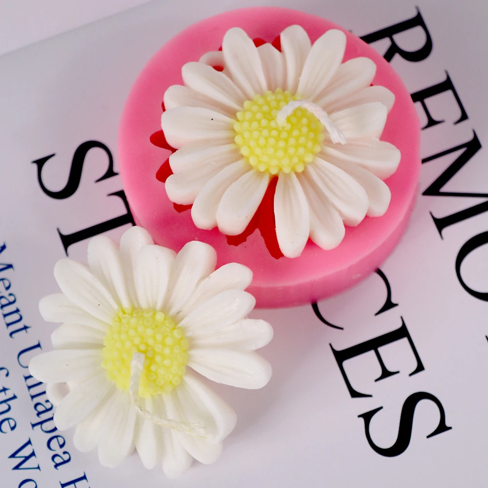 Daisy Candle Silicone Mold DIY Aromatherapy Craft