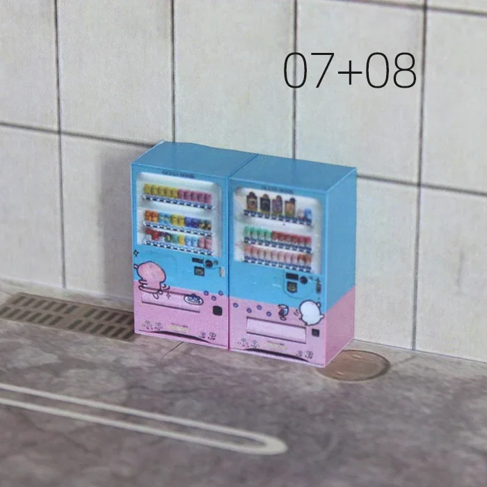 1/64 Scale Diorama Vending Machine Model City Street Vending Machine Scene Display Props Scene Model Collection Toy Gift 5