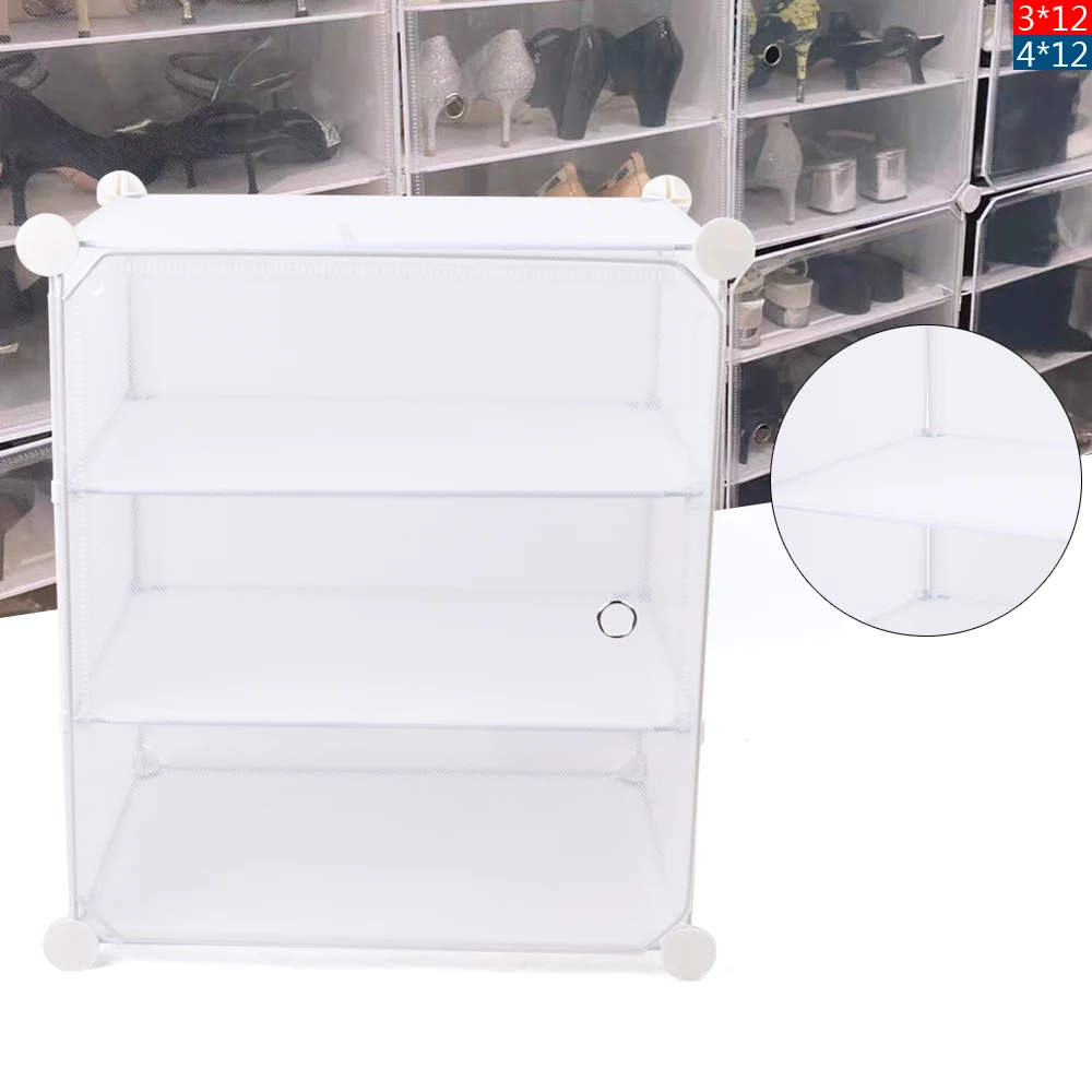 Large Shoe Cabinet Rack Waterproof Dust proof Shoes Stand Multi-layer Storage Organizer Free Standing Space 5