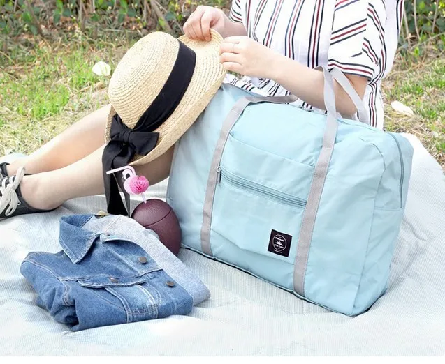 Portable Multi-function Foldable Bag Travel Ultra Light Storage Large Capacity Trolley Luggage Storage Bag