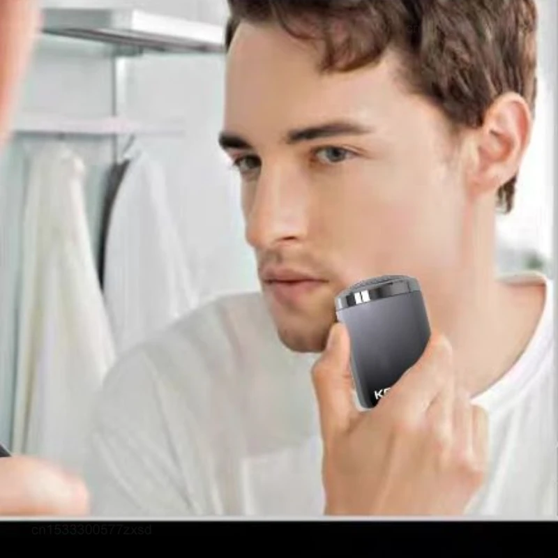 Youpin KONKA Men's Small Electric Shaver No Residue Portable Mini Rechargeable Cordless Men Women Electric Razor for Travel 5