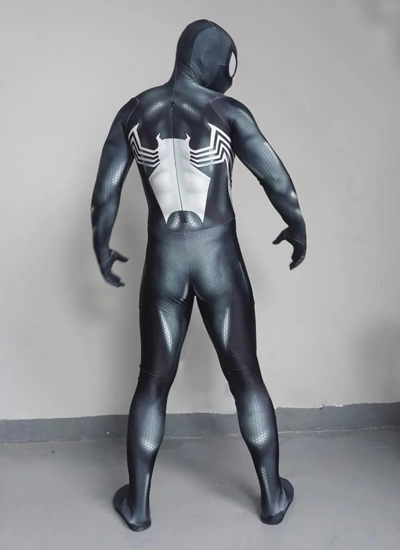 Venom Symbiote Suit Superhero Cosplay Costume Full Bodysuit Zentai