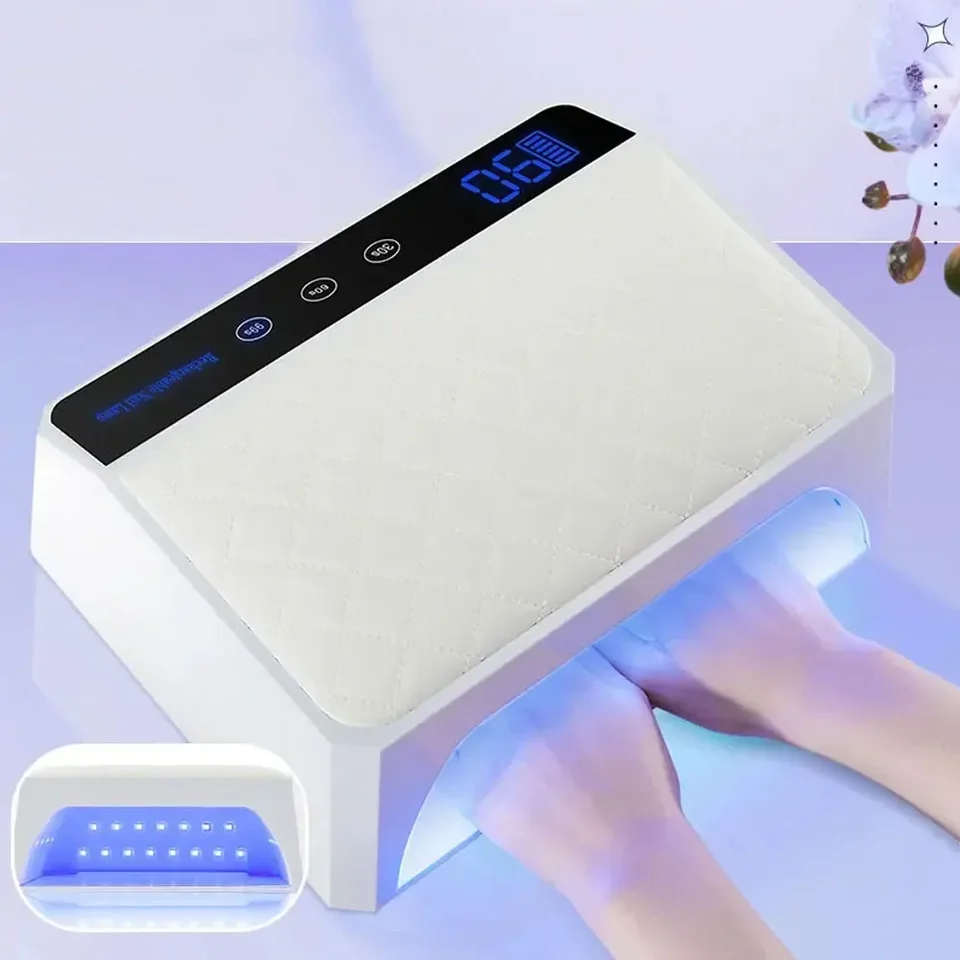 무선 네일 UV LED 램프, 충전식 네일 램프, 28800mAh 배터리, 178W 젤 광택제 건조기, 무선 매니큐어 기계, 2 in 1